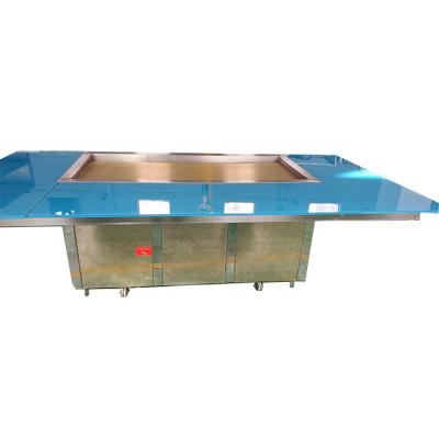 China Singapore Japanese Restaurant High End Copper Hibachi Non Sticking Teppanyaki BBQ for sale