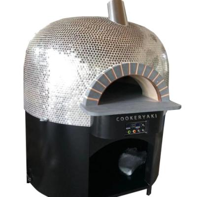 China 90 Seconds Bakery Lava Stock Commercial Revolving Pizza Oven Wood And Gas Hotels Italy for sale