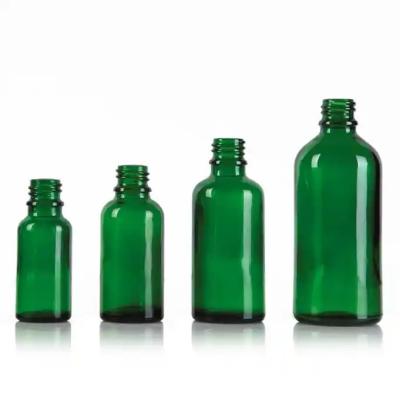 China Green Color Cosmetic Nasal Spray Bottle Glass Essential Oil Glass Bottle 15ml 15cl 18-410 OEM RTS for sale