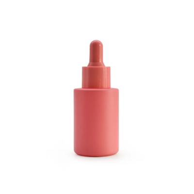 China Cosmetic OEM Customized Pink Bottle 20ml 30ml 50ml 60ml 80ml 100ml 120ml 150ml 180ml etc. dropper cap glass for sale