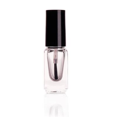 China Cosmetic Wholesale Empty Glass Cylinder Brush Nail Polish Bottle Wide Bottle for sale