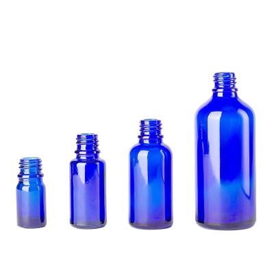 China OEM Essential Oil Spray Glass Bottle Cobalt Blue Essential Oil Dropper Bottle 5ml 10ml 15ml 20ml 30ml 50ml 100ml for sale