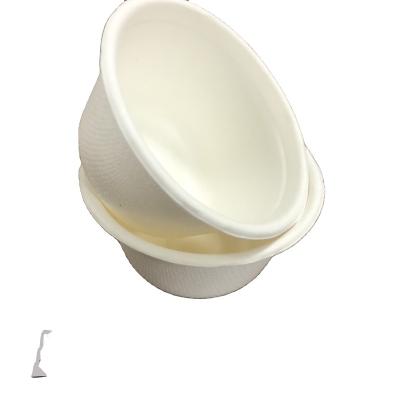 China 1oz 2oz 3oz 4oz Biodegradable Compostable Microwavable Sugarcane Bagasse Sauce Cup with Lid for sale