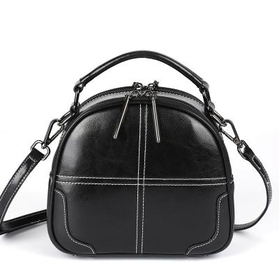 China 2022 New Design Women's Bag Genuine Leather Cowhide Style Handbag Korean Cross - Body Shoulder Messenger Bag for sale