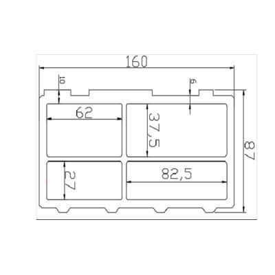 China Robot Barrier Aluminum Beam GKX-Y1457 For Sample Open-die Customization for sale