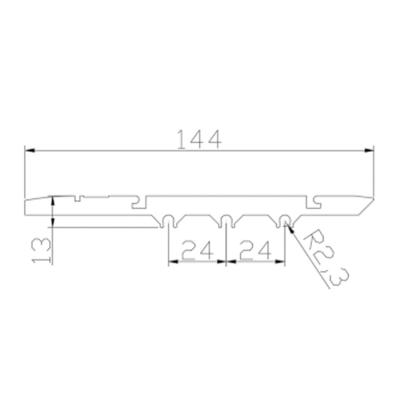 China Robot Barrier Aluminum Beam GKX-Y1458 For Sample Open-die Customization for sale