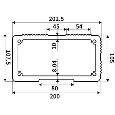 China Robot Barrier Aluminum Beam GKX-Y1466 For Sample Open-die Customization for sale