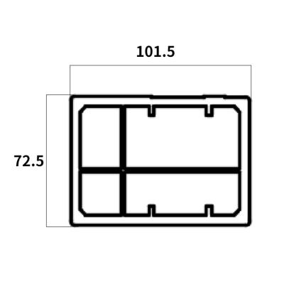 China Robot Barrier Aluminum Beam GKX-Y1469 For Sample Open-die Customization for sale