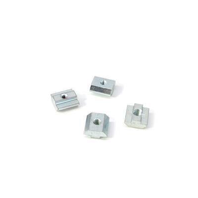 China Aluminum Profile Connector European Standard Steel Slider Nut For Aluminum Profile for sale