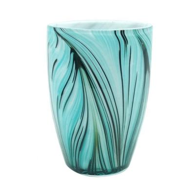 China Who respects the environment. Decoration Haodexin High Quality Unique Shaped Glass Vases Glass for Flower Bottles for Home Decoration for sale