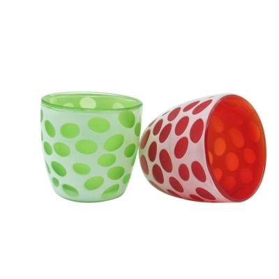 China Haodexin Fantasy Modern Attractive Green Art Scented Candle Holder For Wholesale for sale