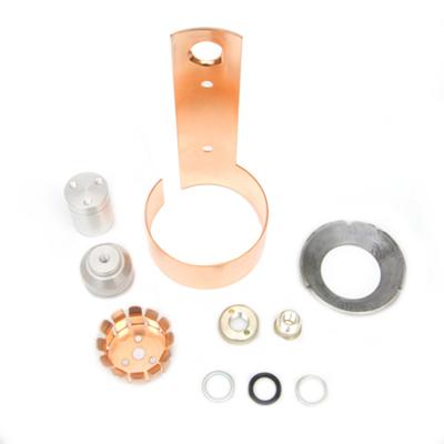 China Copper+ Alloy+Kirsite Red Aluminum Claw Plum Blossom Deck Lower Conductive Plate B 12 Setting Tray C Fuse Barrel Outlet Terminal 4 for sale