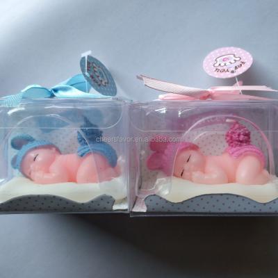 China 20pcs Candle Baby Shower Sleep Scented Baby Candle Favors Free Shipping for sale