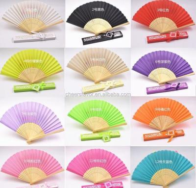 China 100sets/lot Chinese Traditional Paper And Ribbon Wedding Favor Fan Gifts for sale