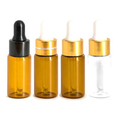 China Personal Care Smaller 1ml 3ml 5ml 7ml 10ml Borosilicate Trial Essential Oil Dropper Serum Glass Bottle Pipette Personal Care Industrial Use for sale