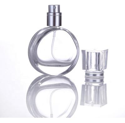 China Square Brand Personal Care Woman Man Round OEM Aroma Sprayer Glass Atomizer Perfume Bottle Custom Perfume High End Body Smell 30ml 50ml for sale