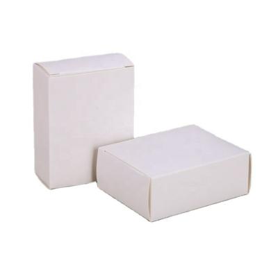 China Recycled Materials Square Stocked Fast Ship White Cardboard Black Box Recycled Matte Surface 350g Rigid Cardboard Fashion Colored Gift Box Use for sale