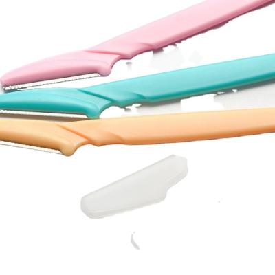 China New Arrival Premium Synthetic Fiber Universal Dermaplaning Exfoliating Tool, Eyebrow Shaver, And Facial Shaver With Cover for sale