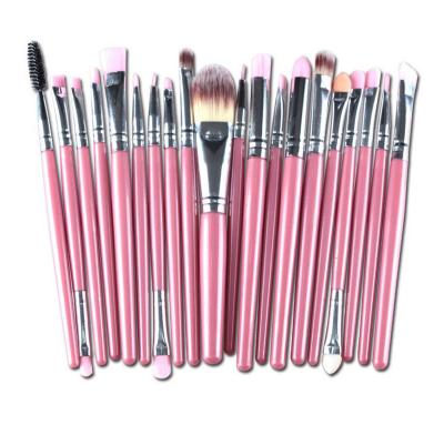 China New Arrival 20 Pcs Makeup Eyeliner Eyelash Blending Brush Professional Eyeshadow Smudge Brush Eyebrow Sweep For Make Up Tool for sale