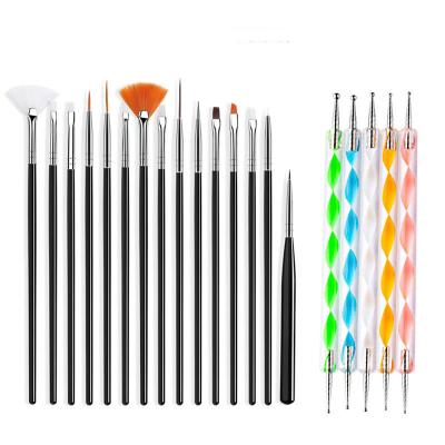 China Professional High Quality Paint Artist Paint Brush New Arrival New Arrival Acrylic Design Painted Carving Pens Nail Brush Nail Tools for sale