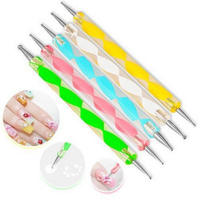 China Acrylic Nail Art Design Tools, 15pcs New Arrival Painting Brush Set with 5pcs Dotting Pens for sale