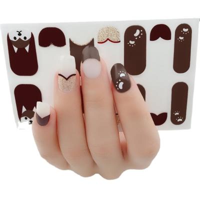 China OEM 100% Nail Polish Strips Nail Stickers Nail Polish Sticker Factory Supply High Quality Real Designer High Quality Nail Polish Sticker for sale