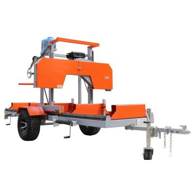 China Forest Machinery Portable Band Sawmill Horizontal Wood Cutting Machine Horizontal Sawmill For Sale for sale