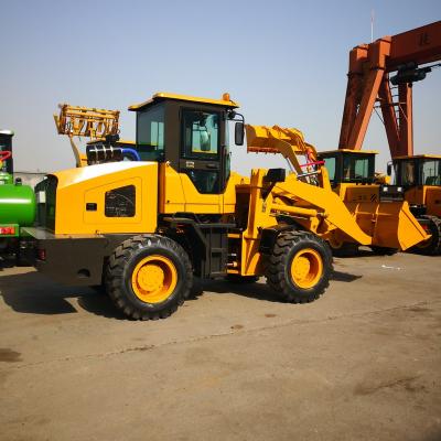 China Construction Material Shops Agricultural Machinery 4ton Wheel Loader Mini Small Bucket Wheel Loader Mini Backhoe 55kw for sale