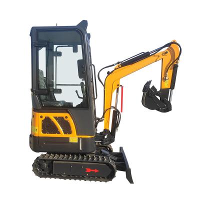 China Construction Material Shop China Closed Cabin Small Excavator 1ton Crawler Mini Excavator With Swing Boom MG10 for sale