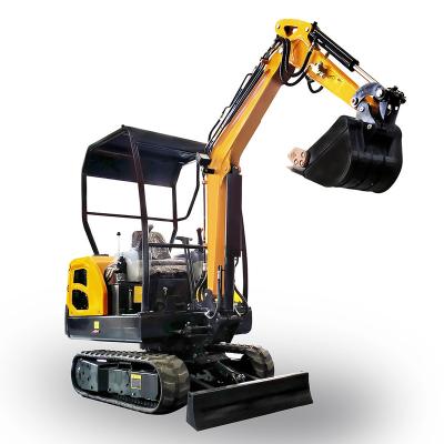 China Construction material stores cheap mini excavator 2000kg hydraulic excavator with accessories for sale for sale