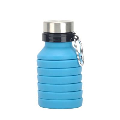 China Viable Free Price Cheap Travel Collapsible Bpa Silicone Water Bottle Wholesale for sale