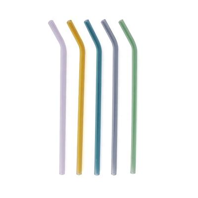 China Viable Product Ideas New 2020 Reusable High Quality Borosilicate Glass Straws With Logo for sale