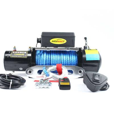 China AUTOMATIC 13000lbs 4x4 electric winch with plasma rope for sale