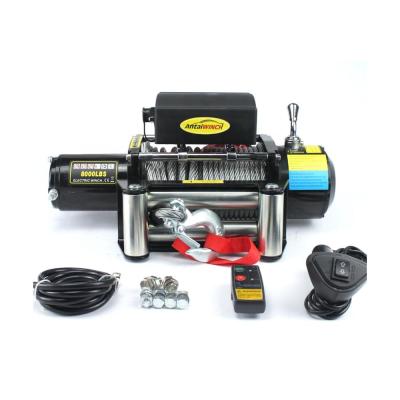 China Very powerful AUTOMATIC electric winch of 8000lbs 4 x 4, winch 4x4 12v for sale