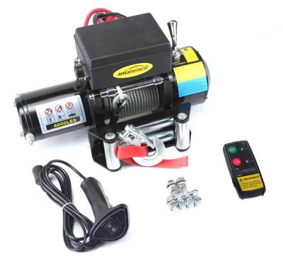 China 12v AUTOMATIC 6000lbs 2 ton electric car winch for sale