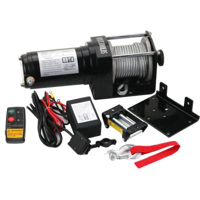 China Small AUTOMATIC Capstan 3000lbs Electric Winch With Wireless Remote for sale