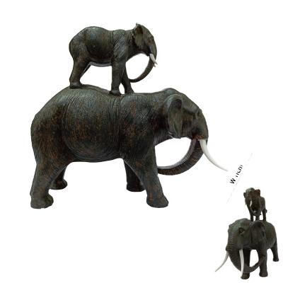 China Europe and the United States high quality elephant sculpture resin creative supply large elephant for crafts home decoration resin animal statue for sale