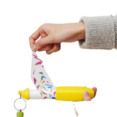 China Sticky Roller Stocked Banana Sticker Hair Tear Portable Mini Pet Home Hand Clothes for sale