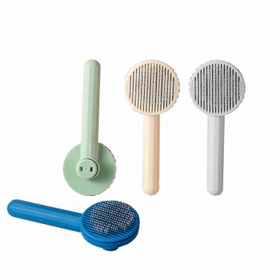 China Magic Stocked Hair Comb Dog Comb Flip Flop Cat De-Floating Tool For Cleaning Long Hair Pet Cat Supplies for sale