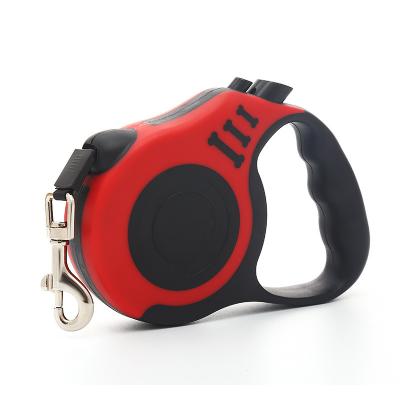 China Printing Automatic Retractable Portable Outdoor Dog Bone Stocked Walking Leash for sale