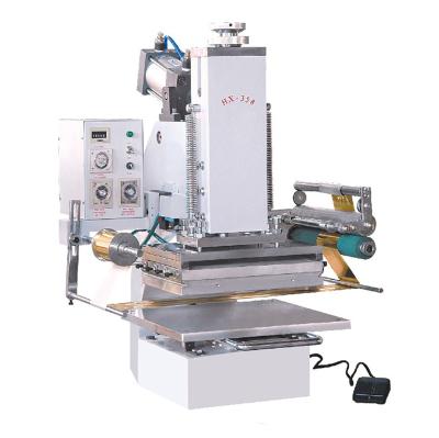 China food & Beverage Factory HX-358A Pneumatic Hot Stamping Machine for sale