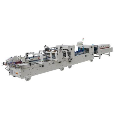 China GDHH pre-folding drink and bottom lock box automatic three point folder gluer machine for sale