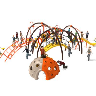 China 2022 plastic NEW JUNGLE OUTDOOR PLAY EQUIPMENT FOR CHILDREN CLIMBING for sale