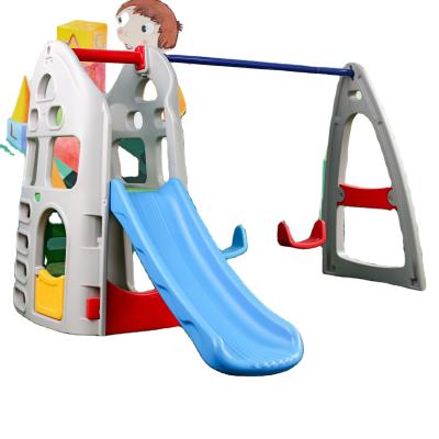 China 2-8 Outdoor Playground Playhouse With Slide And Swing Other Outdoor Toys &Amp; Structures for sale