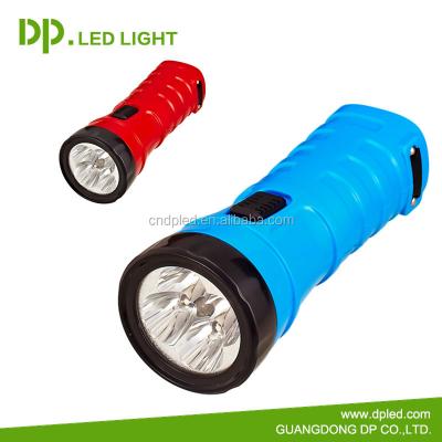 China Flashinglight Lighting 5pcs Cheap Quality 4+1 SMD Led Lightweight Rechargeable Led Plastic Flashlight for sale