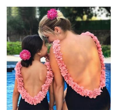 China QUICK DRY Mom and Daughter Swimwear Bikini Swimsuit Swimwear and Matching Beach Wear Mother and Daughter Equipment Bikini Swimwear for sale