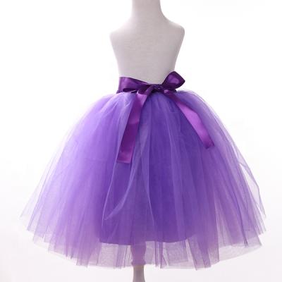 China Wholesale Breathable Girls Dresses Poses Baby Princess Fluffy Kids Pettiskirt Mesh Tutu Skirts Girls Elastic Waist Toddler Baby Skirts for sale