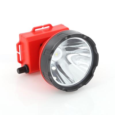 China BM-05-75 Red Color Camping Head Lamp LED Headlight LED Light Waterproof Rechargeable Headlight for sale