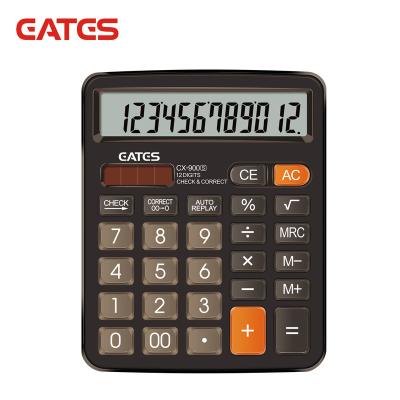 China Newest CX-900S 112 Check and Correct Calculator Steps Check Power Correct Desktop Dual Digit Calculator 12 Electronic Calculator for sale