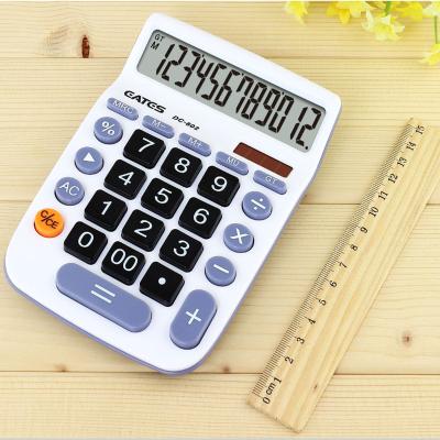 China Desktop Calculator EATES DC-802 Desktop Calculator 12 Digits Universal Purpose High Quality Handheld Power Dual Digits for sale